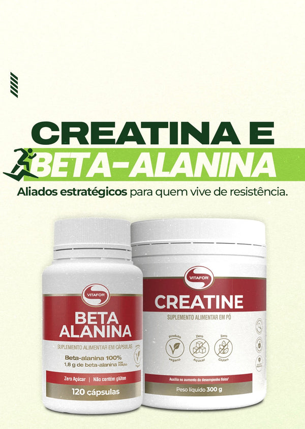 Creatina + Beta-Alanina: A Combinação Perfeita para Potência e Resistência