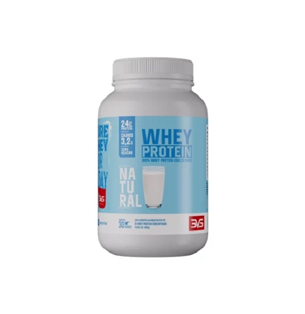 100% Whey Concentrate (900g) - Sabor: Natural