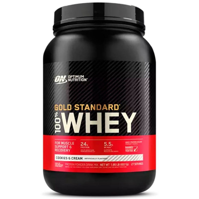 100% Whey Protein Gold Standard (907g) - Sabor: Cookies e Cream