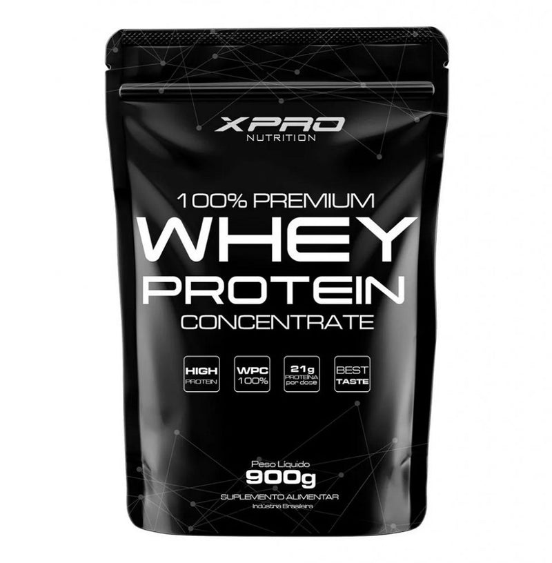 100% Whey Protein Concentrate Refil (900g) - Sabor: Baunilha