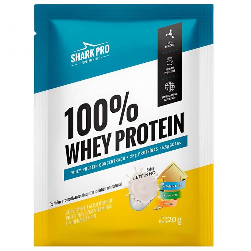 100% Whey Protein Sachê (20g) - Sabor: Leitinho
