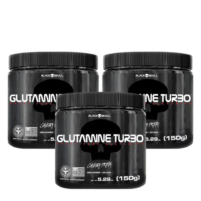 Glutamine Turbo (150g) - 3 unidades