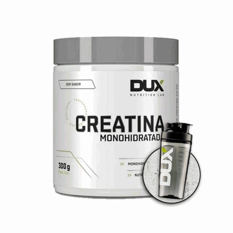 Creatina Monohidratada (300g) + Coqueteleira BRINDE