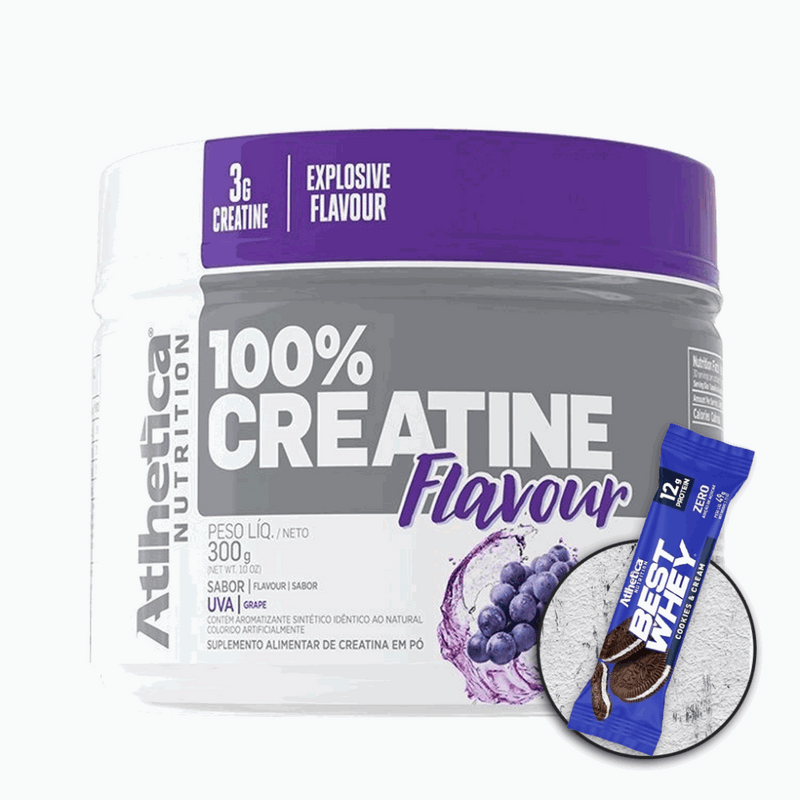 100% Creatine Flavour (300g) + Best Whey Bar (30g) BRINDE