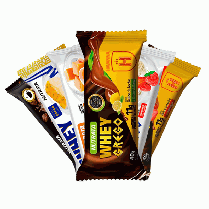 Kit 6 unids Whey Grego Bar (40g)