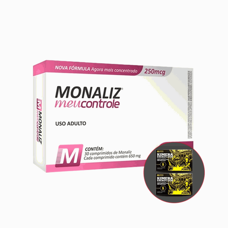Monaliz Meu Controle (30 caps) + BRINDE