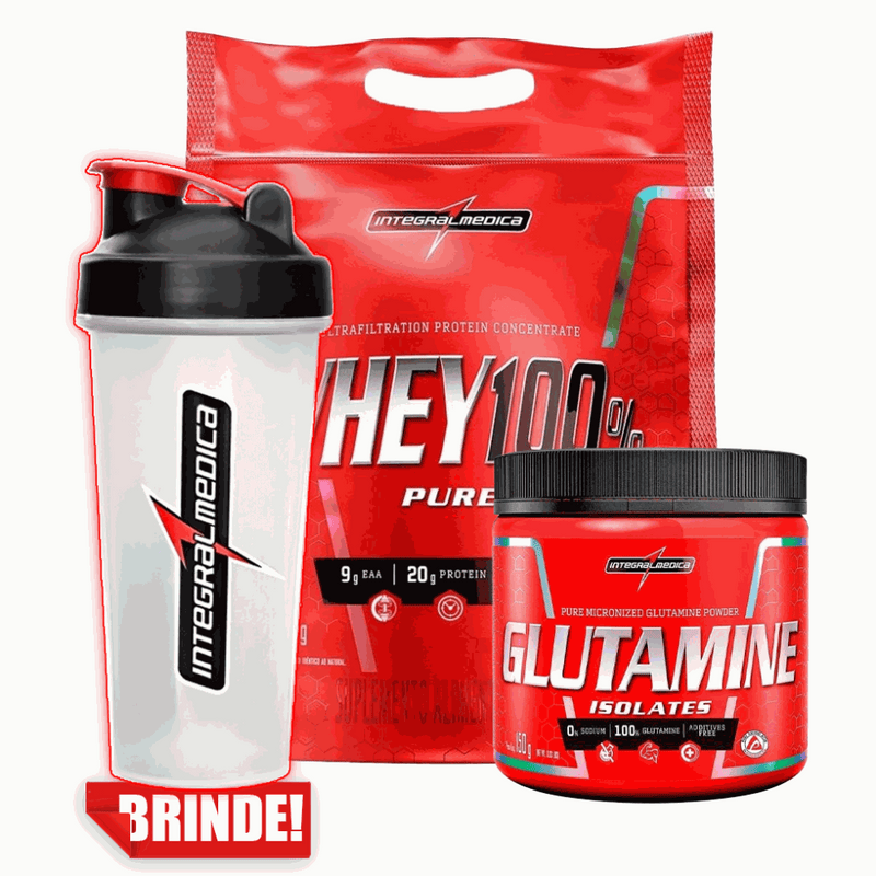 KIT WHEY + GLUTAMINA
