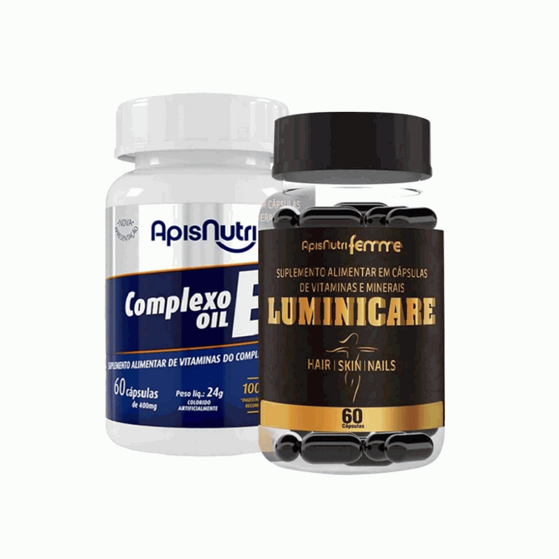 Complexo B Oil - 400mg (60 caps) + Luminicare Multivit (60 caps)
