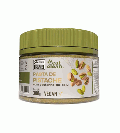 Pasta de Amendoim (300g) - Sabor: Pistache / castanha de caju