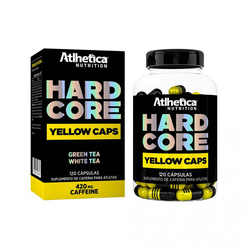 Hardcore Yellow Caps (120 caps) - Padrão: Único