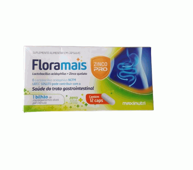 Floramais Zinco Pro (12 caps) - Padrão: Único