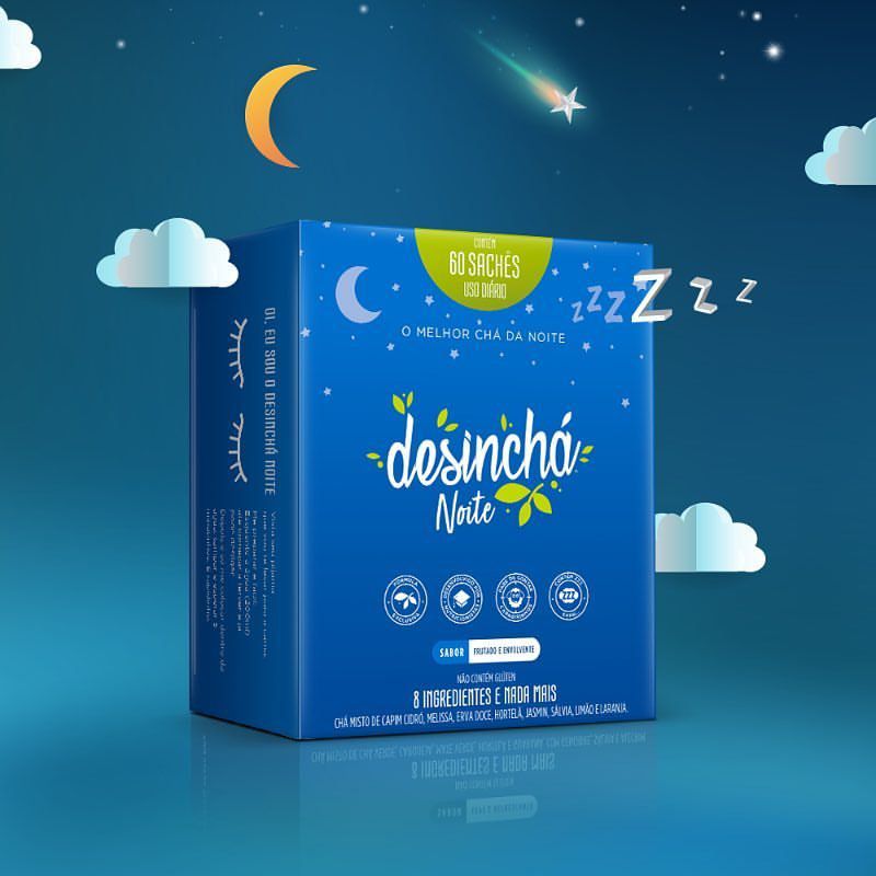 Desinchá Noite (60 sachês) - Padrão: Único