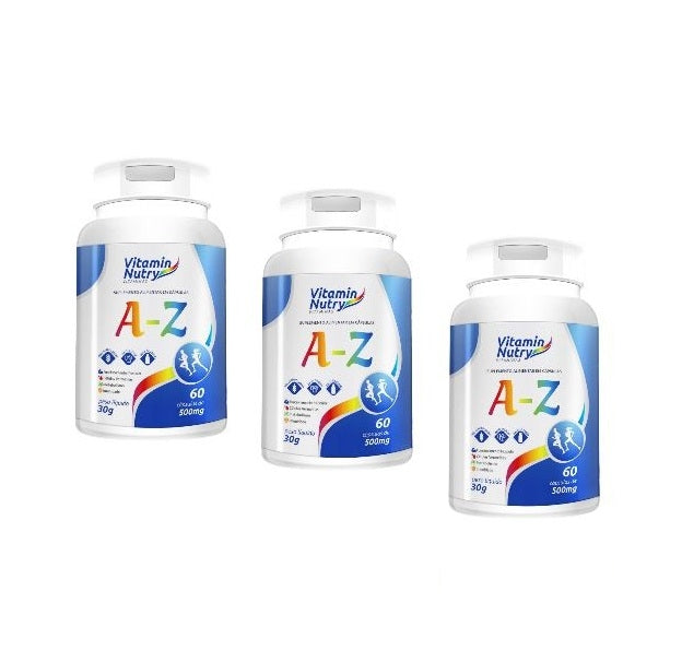 A-Z Multivitamínico 500mg (60 caps) - Padrão: Único