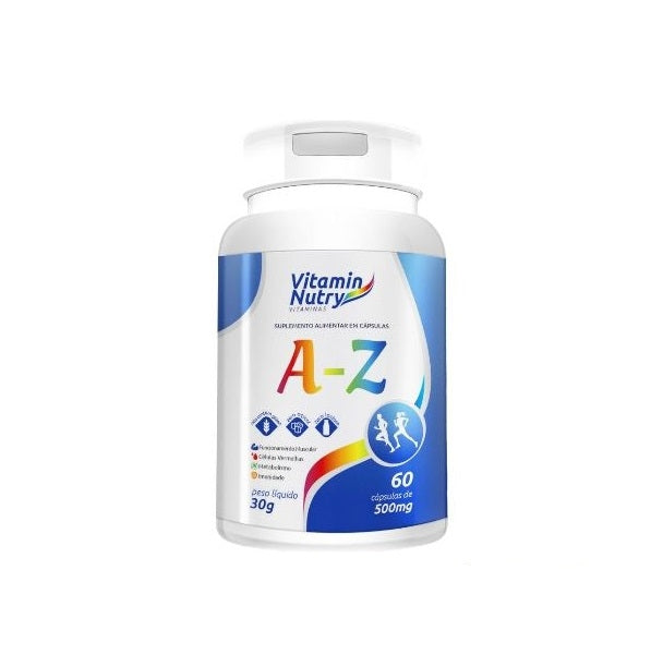 A-Z Multivitamínico 500mg (60 caps) - Padrão: Único