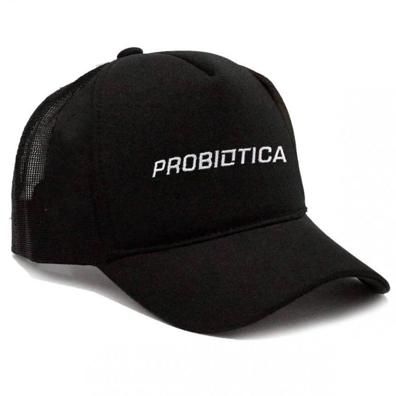 Boné de Brim c/ Logo Bordado Preto Probiótica - Padrão: Único