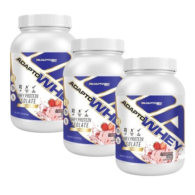 Adapto Whey (900g) - Sabor: Strawberry Creme (900g)