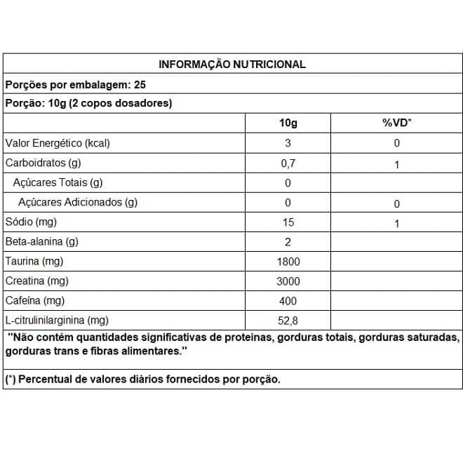 Agent Orange Pre Workout (250g) - Sabor: Tangerina com Morango