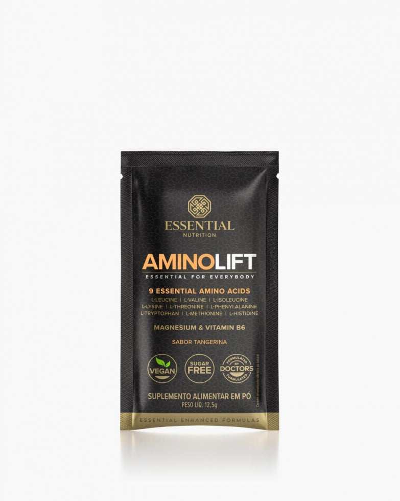 Aminolift Display (30 sachês de 12,5g) - Sabor: Tangerina (nova embalagem)