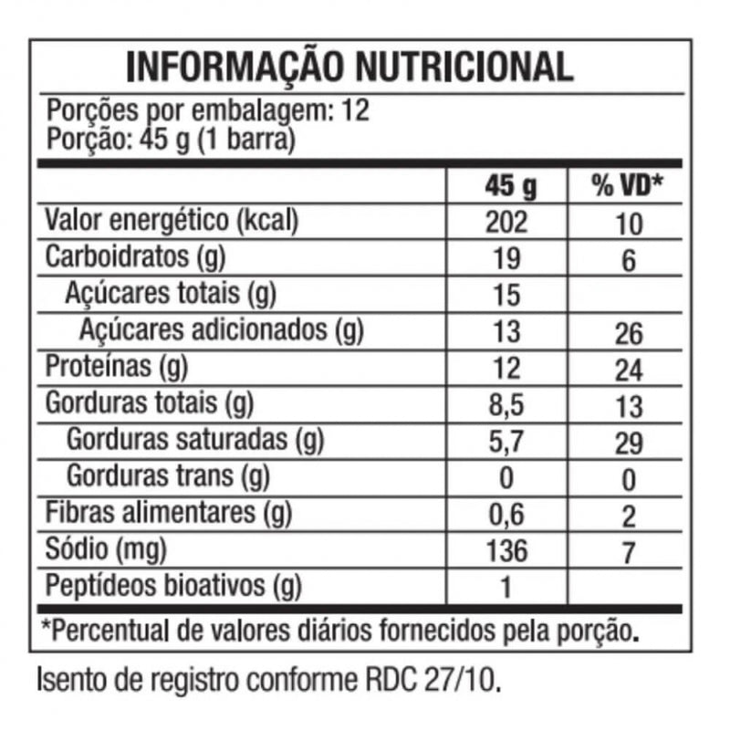 Whey Bar Gourmet (45g) - Sabor: Sorvete de Pistache