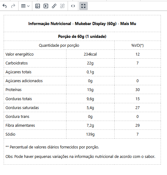 Barrinha Mukebar (60g) - Sabor: Trufa Vegana