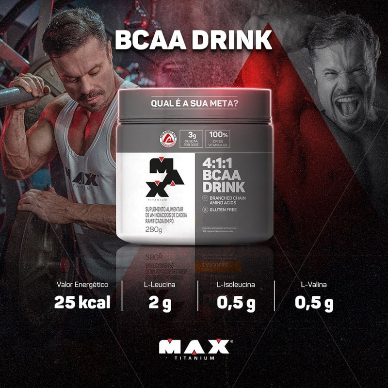 4:1:1 BCAA Drink (280g) - Sabor: Limão