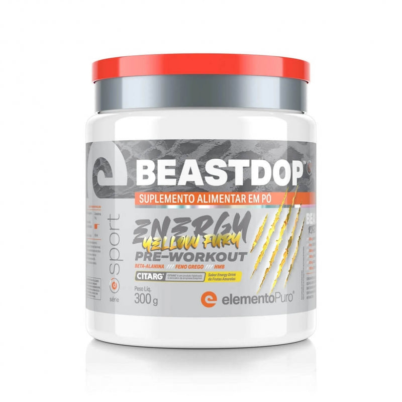 BeastDop Energy Drink (300g) - Sabor: Frutas Amarelas