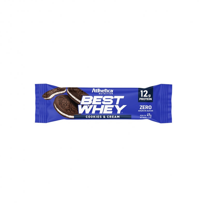 Best Whey Bar 744g (Display 12 unidades de 62g) - Sabor: Cookies e Cream (588g)
