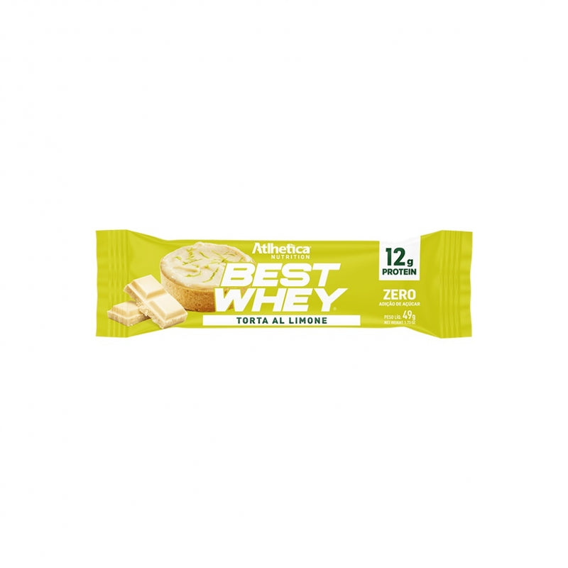 Best Whey Bar 744g (Display 12 unidades de 62g) - Sabor: Torta de Limão (588g)