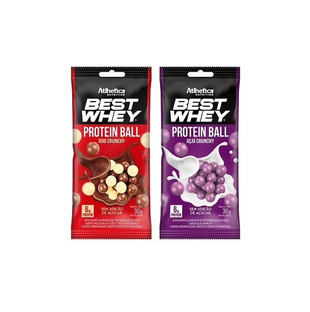 Best Whey Protein Ball (Display 20 unidades de 30g) - Sabor: Duo Crunchy