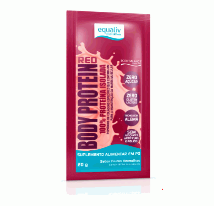 Body Protein Sachê (20g) - Sabor: Frutas Vermelhas