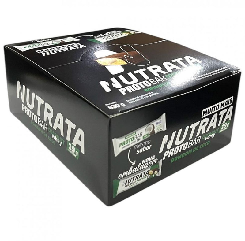 ProtoBar Whey Display - Sabor: Bombom de Coco (9 unid. 70g)