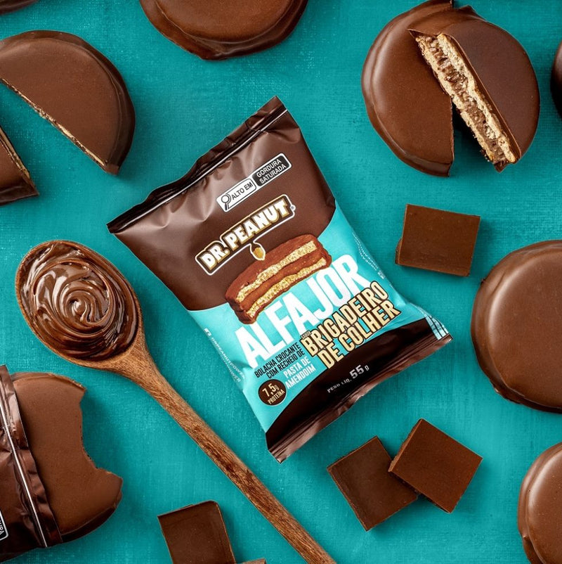 Alfajor Dr. Peanut (55g) - Sabor: Brigadeiro de Colher