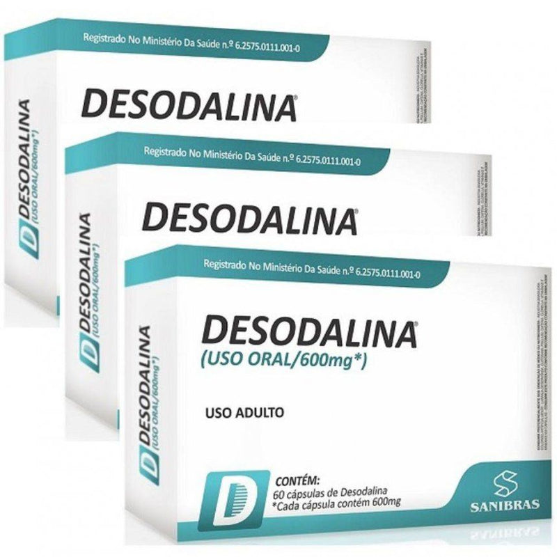 Desodalina (60 caps) - 3 unidades