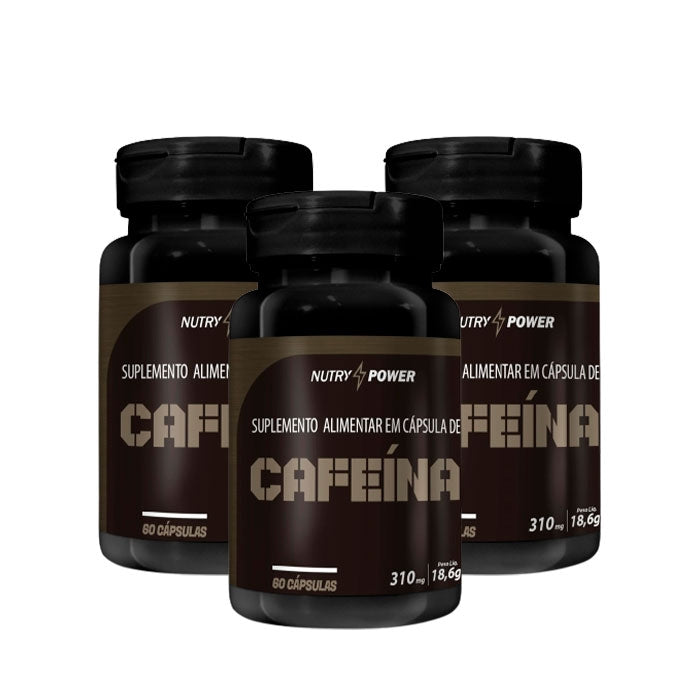 Cafeína Super 310mg (60caps) - 3 unidades