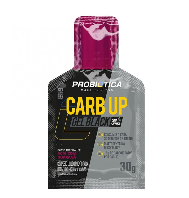Carb Up Black Gel (30g) - Sabor: Açai com Guaraná