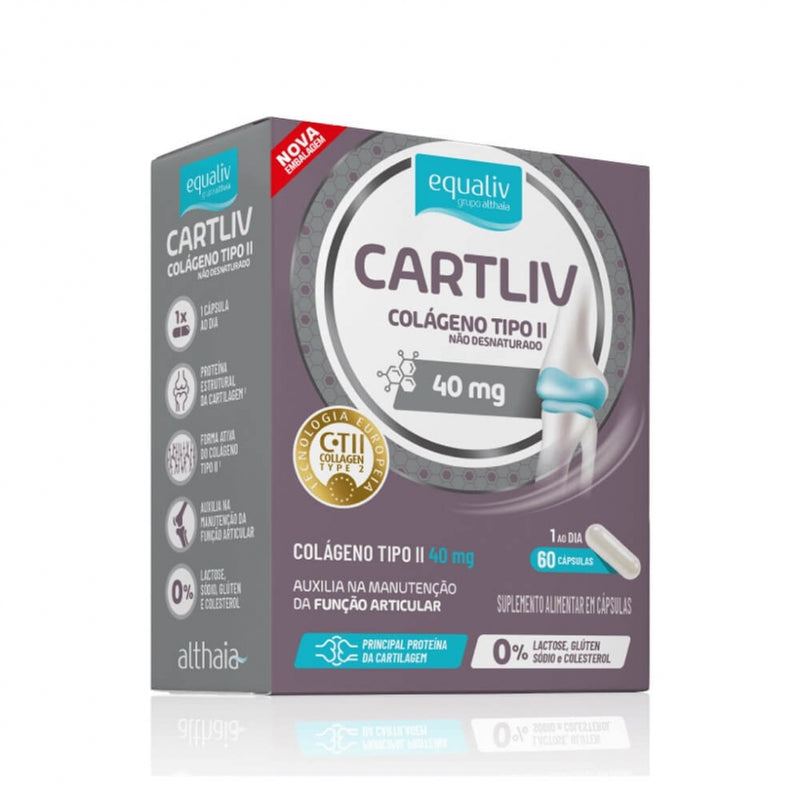 Cartliv Colágeno Tipo II (60 caps) - Padrão: Único