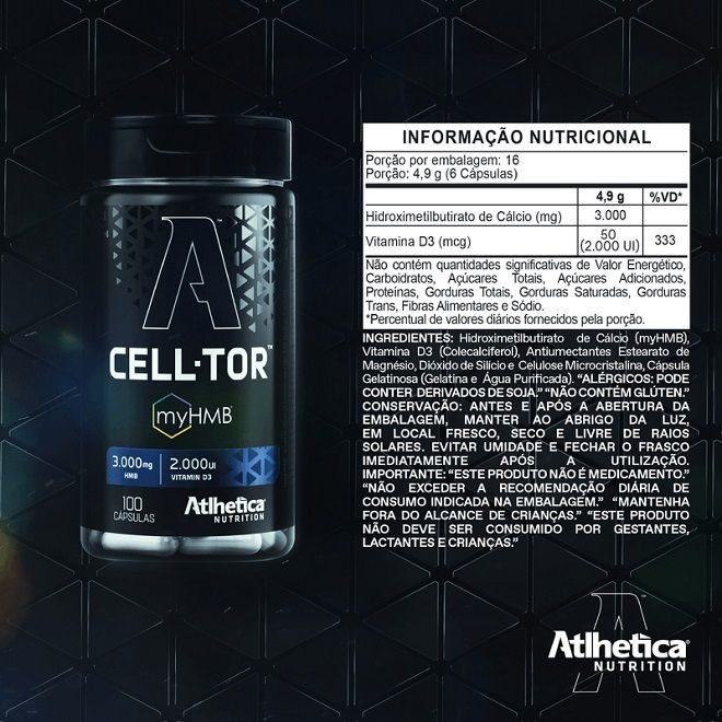 Cell- Tor My HMB (100 caps) - Padrão: Único