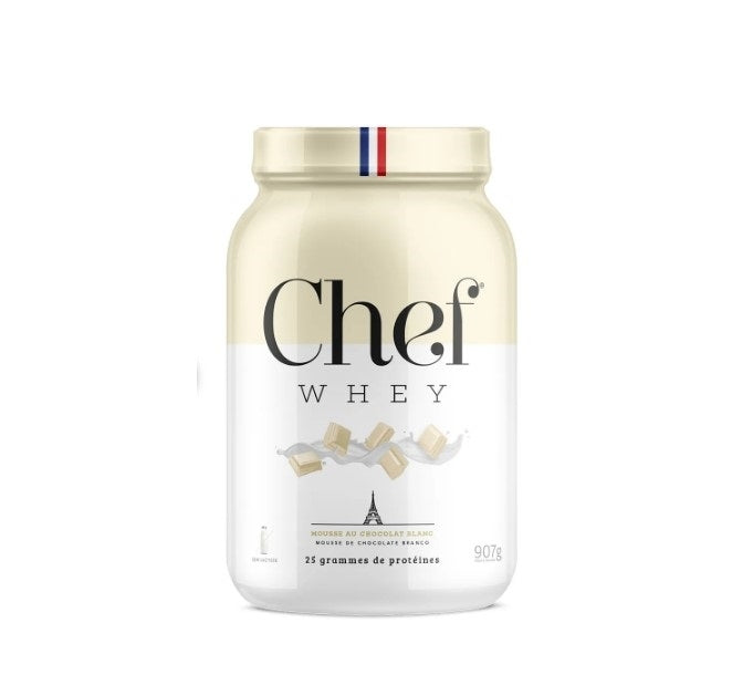 Chef Whey (907g) - Sabor: Mousse de Chocolate Branco