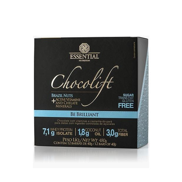 Chocolift (Display 12 barras de 40g) - Sabor: Be Briliiant