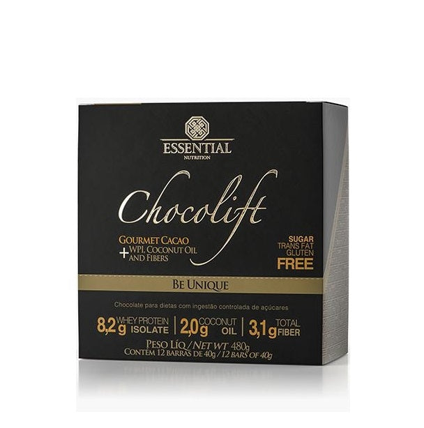 Chocolift (Display 12 barras de 40g) - Sabor: Be Unique