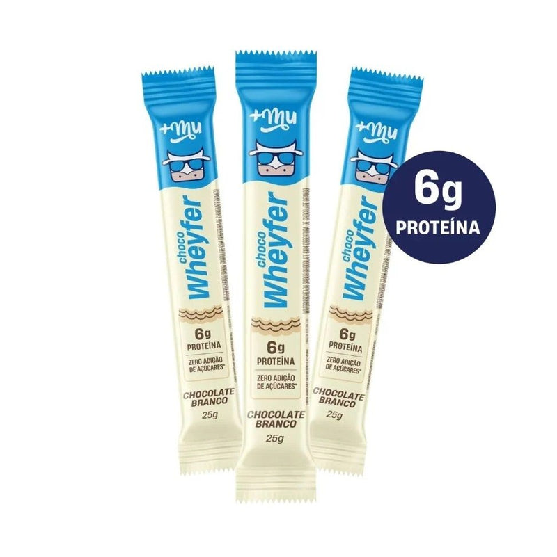 Choco Wheyfer Display (12 unid. 25g) - Sabor: Chocolate Branco