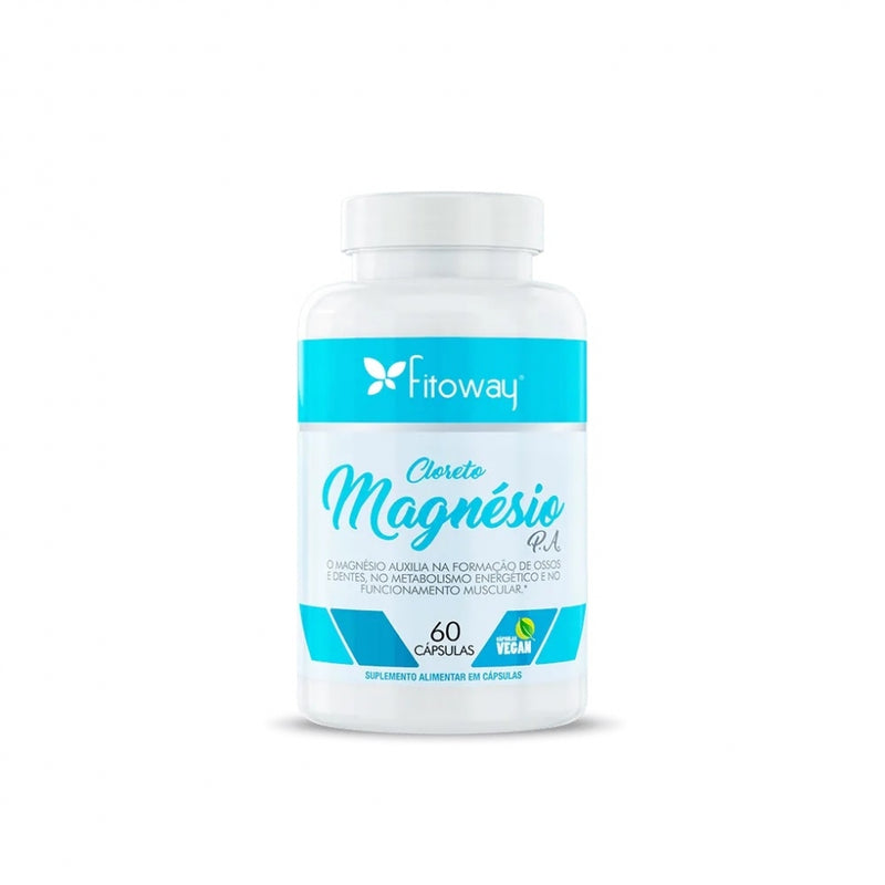 Cloreto de Magnésio P.A Fitoway (60 caps) - Padrão: Único