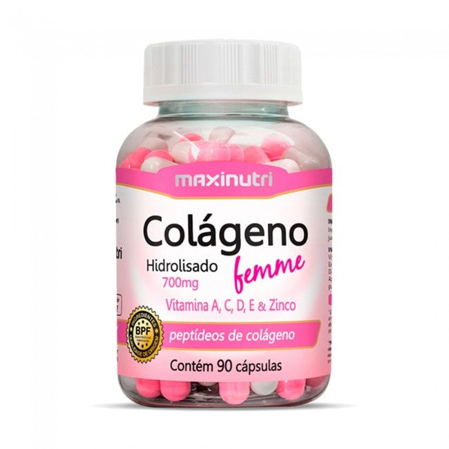 Colágeno Hidrolisado Femme 700mg (90 caps) - Padrão: Único