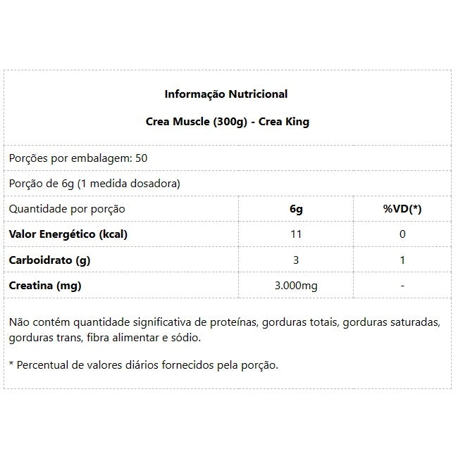 Crea Muscle (300g) - Padrão: Único