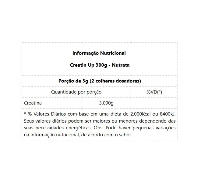 Creatin UP (300g) - Padrão: Único