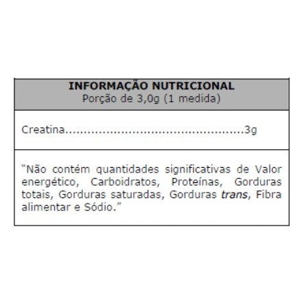 Creatina Pura (300g) - Padrão: Único