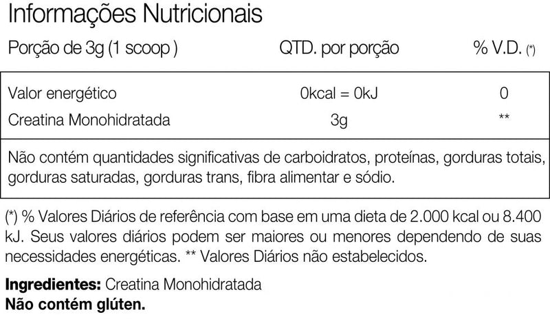 Creatine (300g) - Padrão: Único