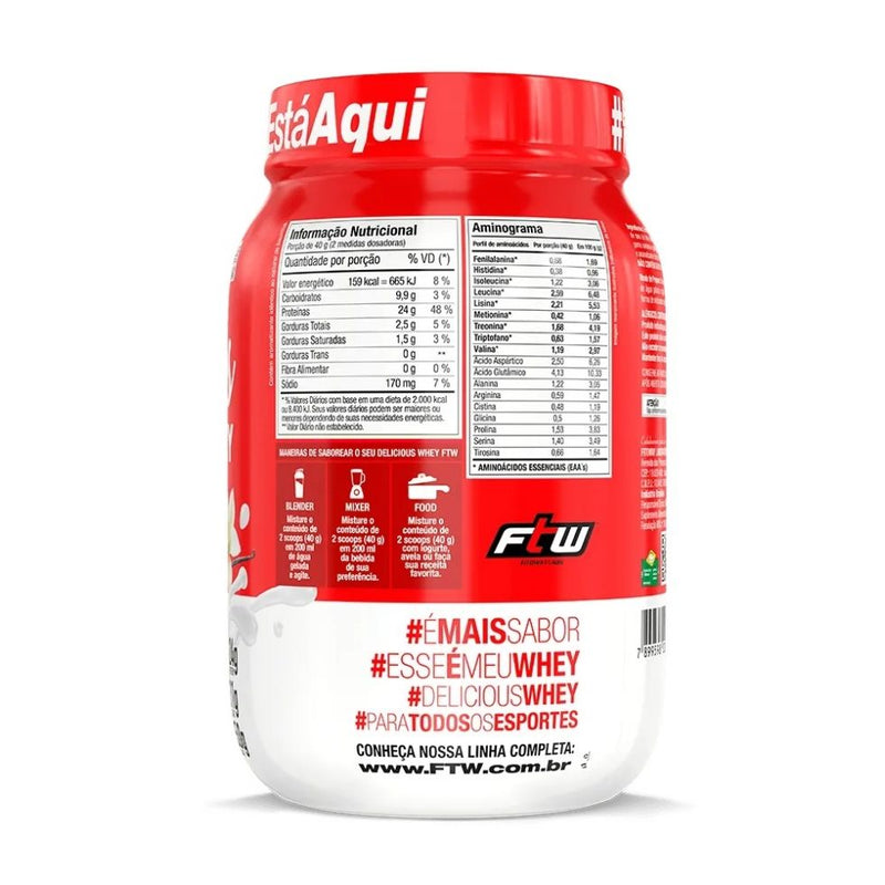 Delicious 3Whey (900g) - Sabor: Baunilha