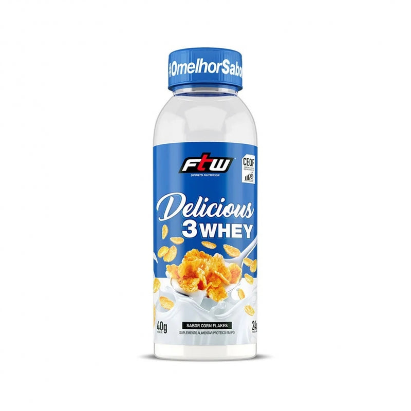 Delicious 3Whey (40g) - Sabor: Corn Flakes