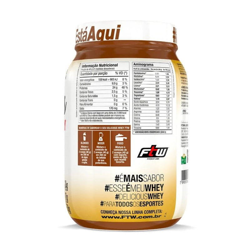 Delicious 3Whey (900g) - Sabor: Creme de Avelã